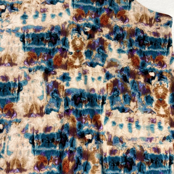 Investments Women Tank Soft Separates Blouse Plus Size 2X Abstract Multicolor G2 - Picture 5 of 16